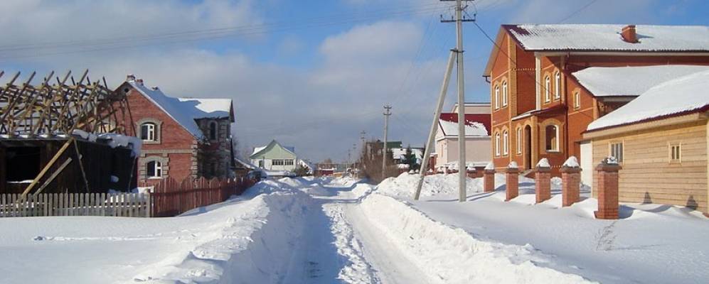 Жилой микрорайон в селе Новолуговое